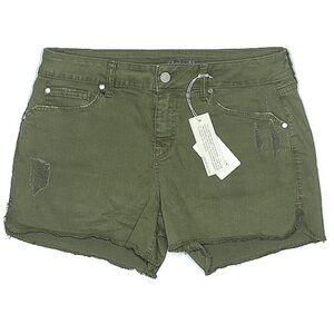 NWT Level 99 Adelynn Distressed Side Slit Shorts
